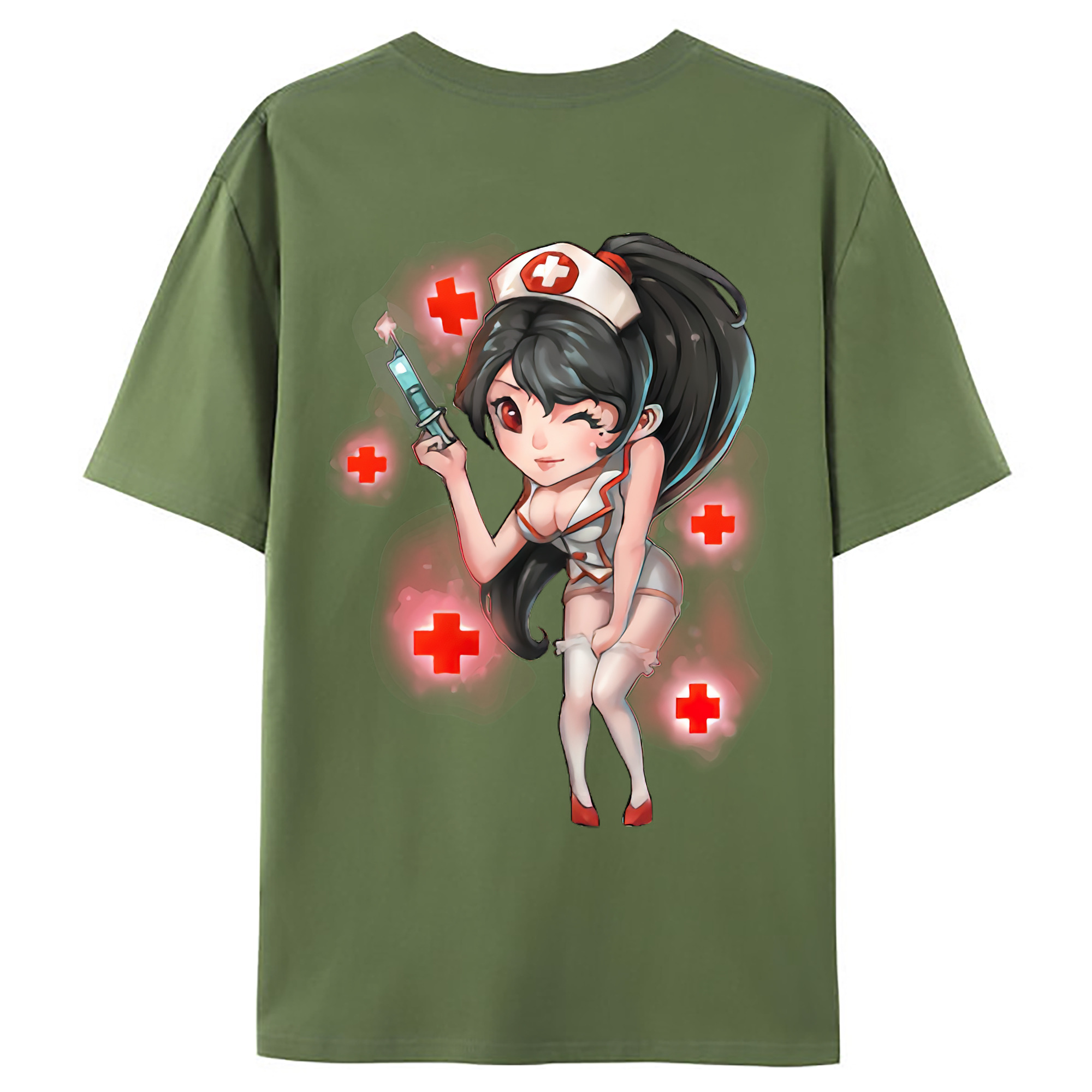 （画像用） リーグ・オブ・レジェンド League of Legends LOL 綿100％ メンズ半袖Tシャツ（バックプリント） 通気性